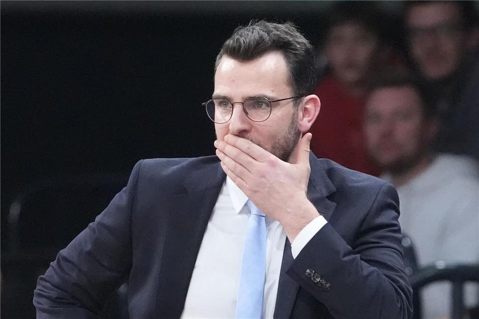 Hamburgs Trainer Benka Barloschky muss mal wieder eine Niederlage verkraften. (Archivbild)Marcus Brandt/dpa