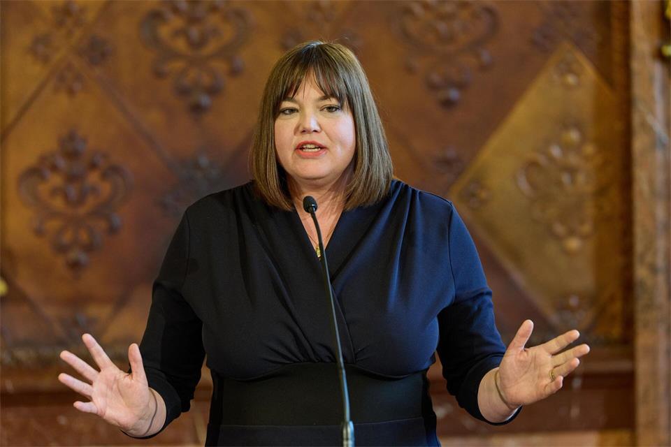 Hamburgs Zweite Bürgermeisterin Katharina Fegebank (Grüne) hat sich für ein AfD-Verbotsverfahren ausgesprochen. (Archivbild)Georg Wendt/dpa