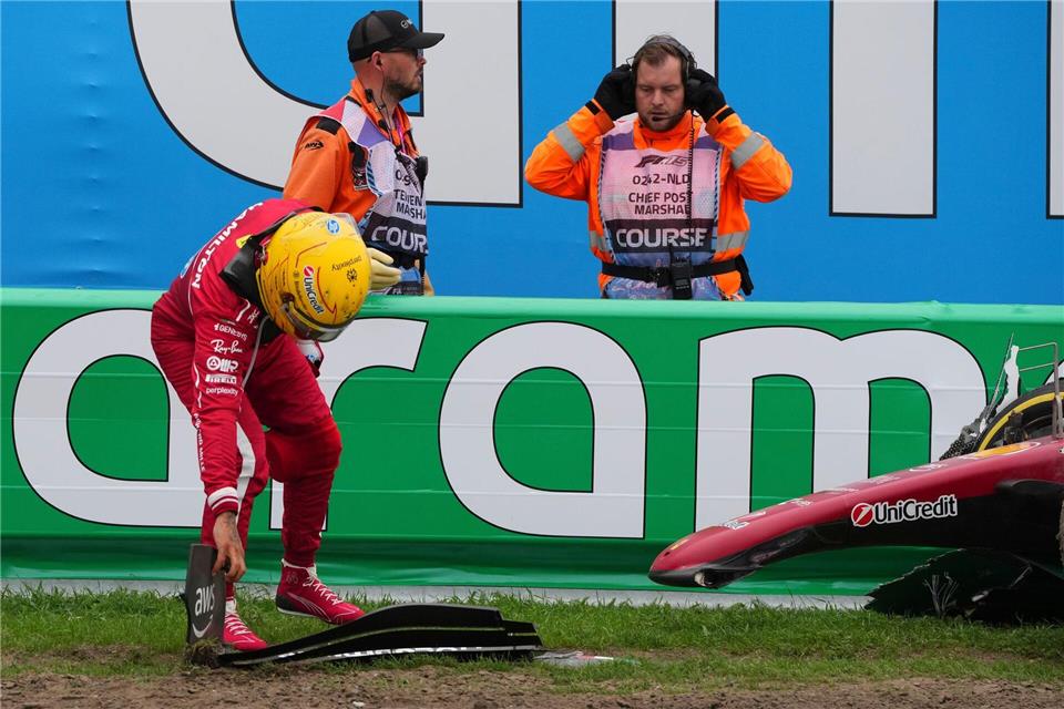 Hamilton leistete sich auch ungewohnt viele Fehler. Peter Dejong/AP/dpa