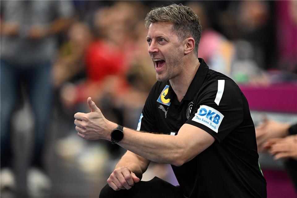 Handball-Bundestrainer Markus Gaugisch ist auch Deutschlehrer an einem Gymnasium. Federico Gambarini/dpa