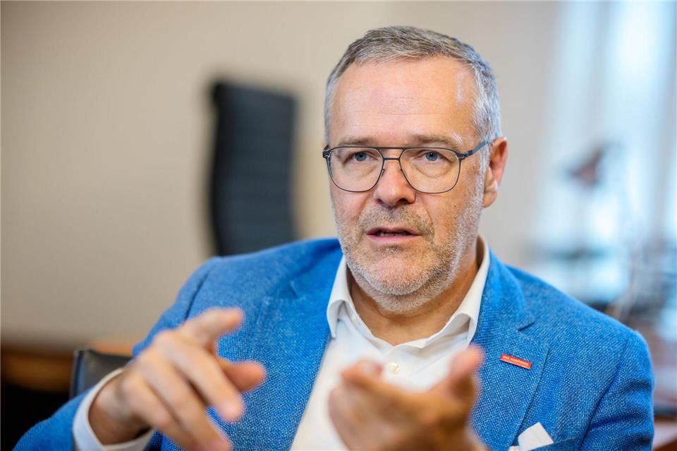 Handwerkspräsident Jörg Dittrich beklagt Reformstillstand. (Archivbild)Michael Kappeler/dpa