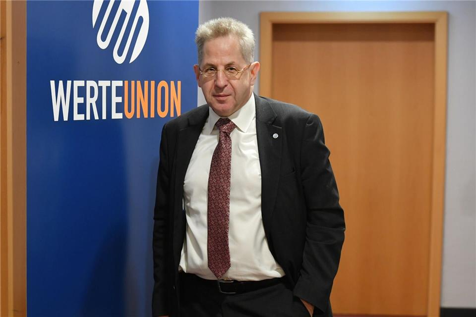 Hans-Georg Maaßen, Bundesvorsitzender der Werteunion und Ex-Verfassungsschutzpräsident, sieht die Gründung des Landesverbands als ein wichtiges Signal. Paul Zinken/dpa