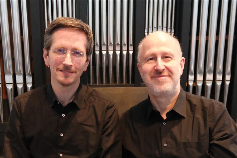 Hans-Jakob Gerlings (l.) und Dieter Lorenz werden das Abendlob in der Kirche gestalten.