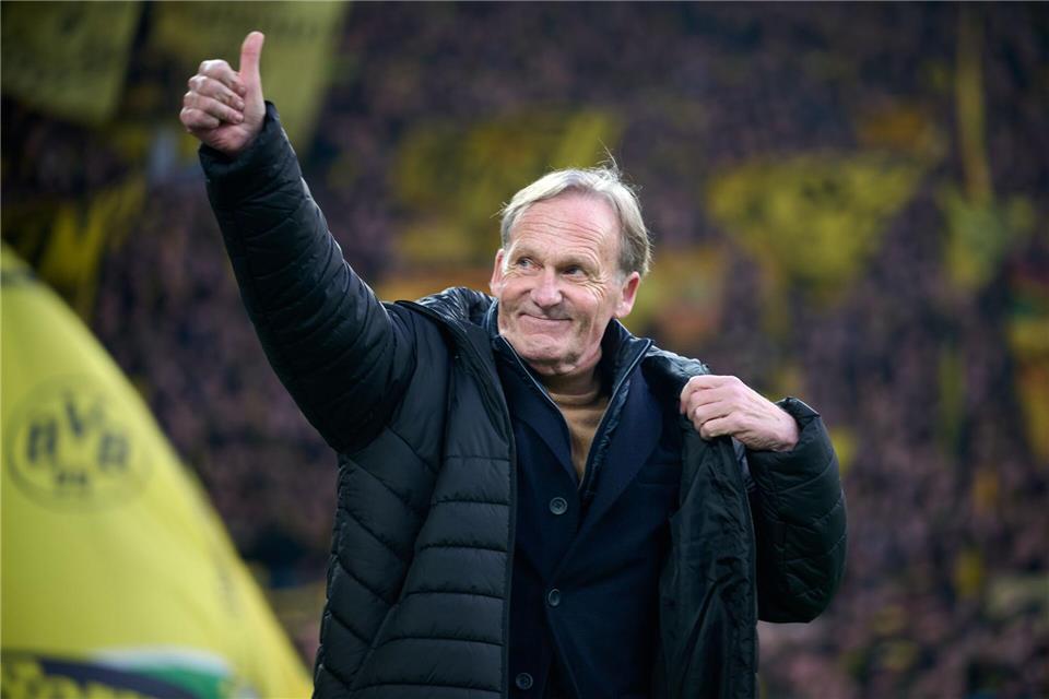 Hans-Joachim Watzke, mittlerweile Präsident von Borussia Dortmund, findet nur lobende Worte für den Trainer Niko Kovac (Archivbild) Bernd Thissen/dpa