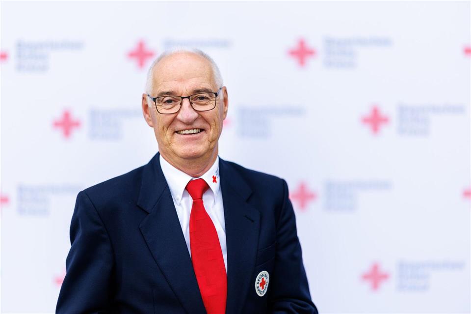 Hans-Michael Weisky ist neuer Präsident des Bayrischen Roten Kreuzes (BRK).Matthias Balk/Bayrisches Rotes Kreuz/dpa