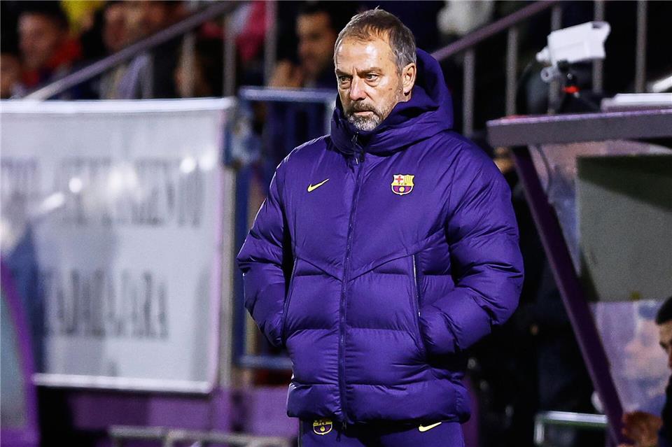 Hansi Flick setzt im Tor auf Joan Garcia.Rudy Garcia/AP/dpa