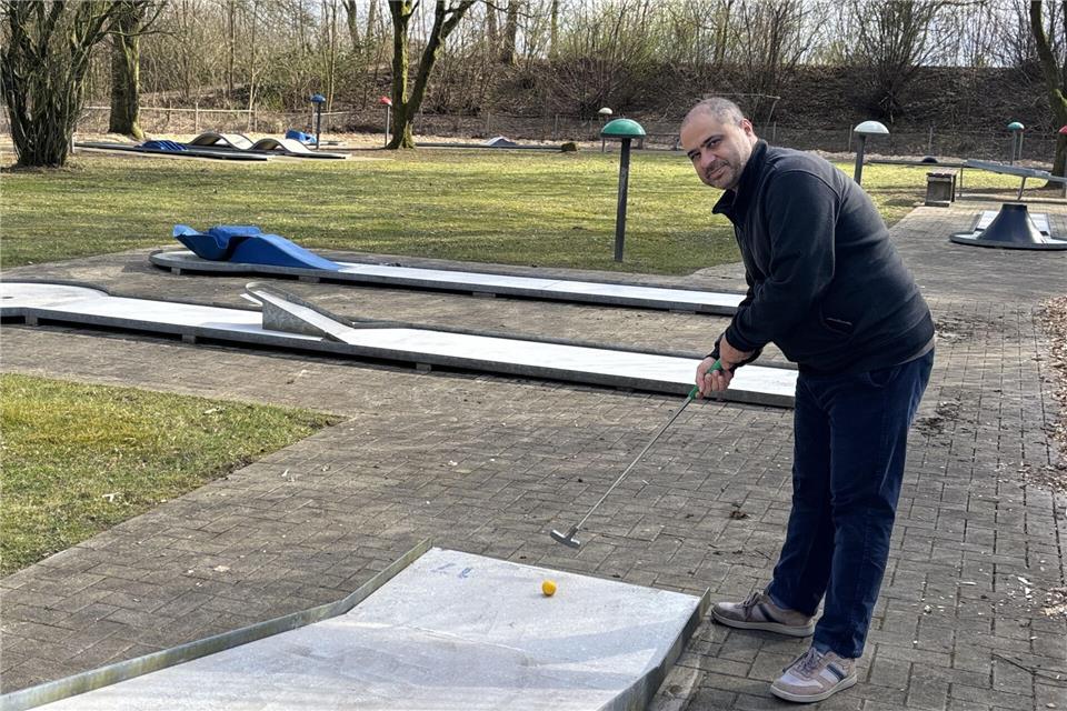 Minigolfanlage in Heiden ist bereit für neue Saison Haroon Nabizada und sein Team sind bereit für die neue Saison.