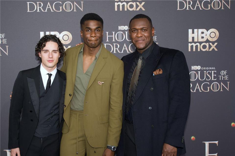 Harry Collett (l-r), Clinton Liberty und Abubakar Salim kamen zur Deutschlandpremiere in Berlin.Soeren Stache/dpa