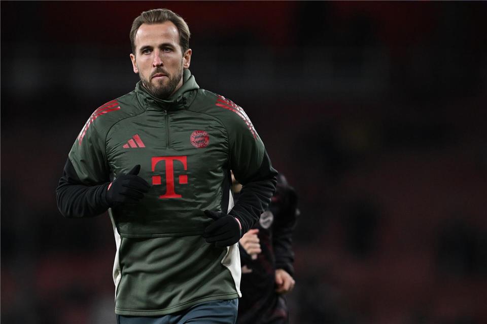 Harry Kane besitzt beim FC Bayern einen Vertrag bis Sommer 2027. Sven Hoppe/dpa