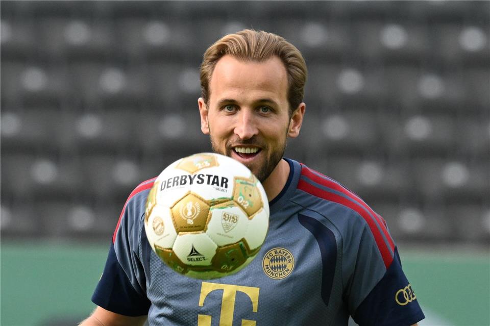 Harry Kane hat auf dem Weg ins Finale sieben der 14 Bayern-Tore erzielt.Soeren Stache/dpa