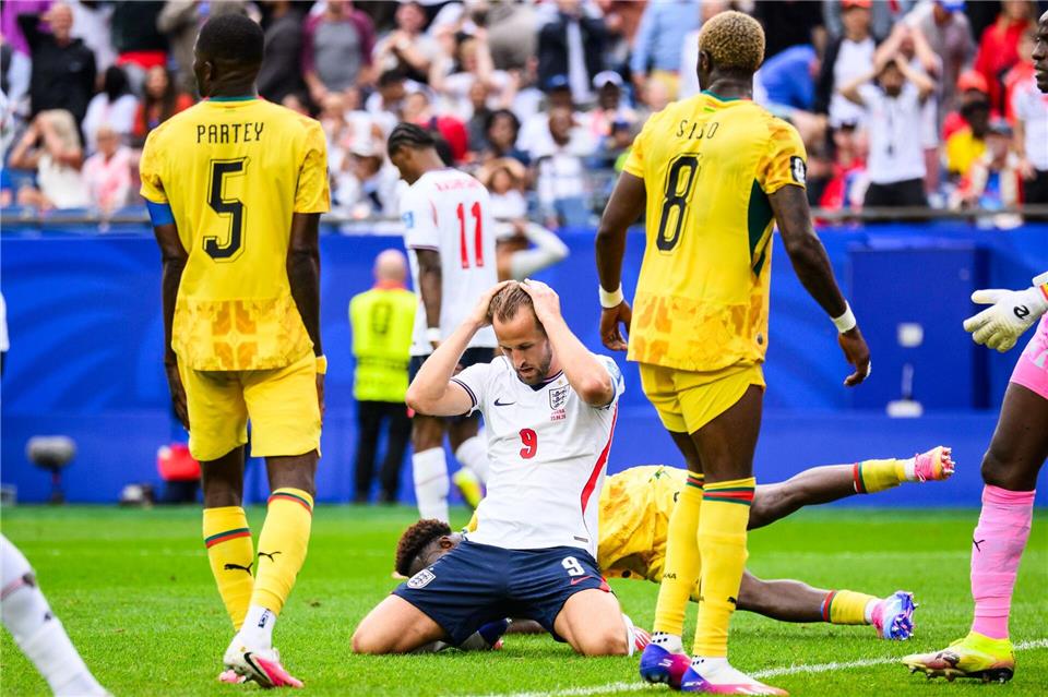 Harry Kane hatte die große Chance zum Sieg, vergab aber auch.Tom Weller/dpa