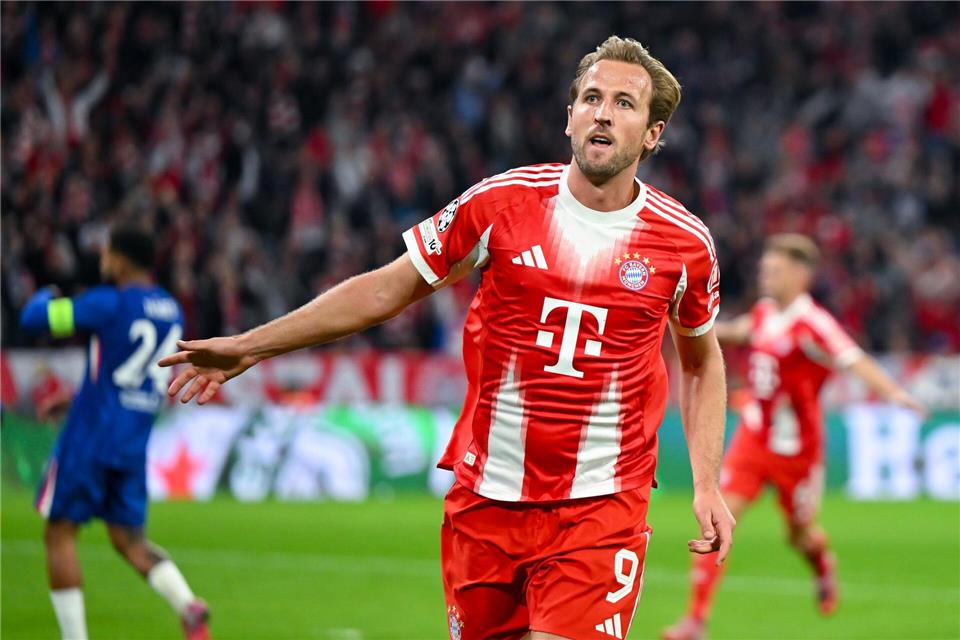 Harry Kane ist beim FC Bayern in der Form seines Lebens. (Archivfoto)Sven Hoppe/dpa
