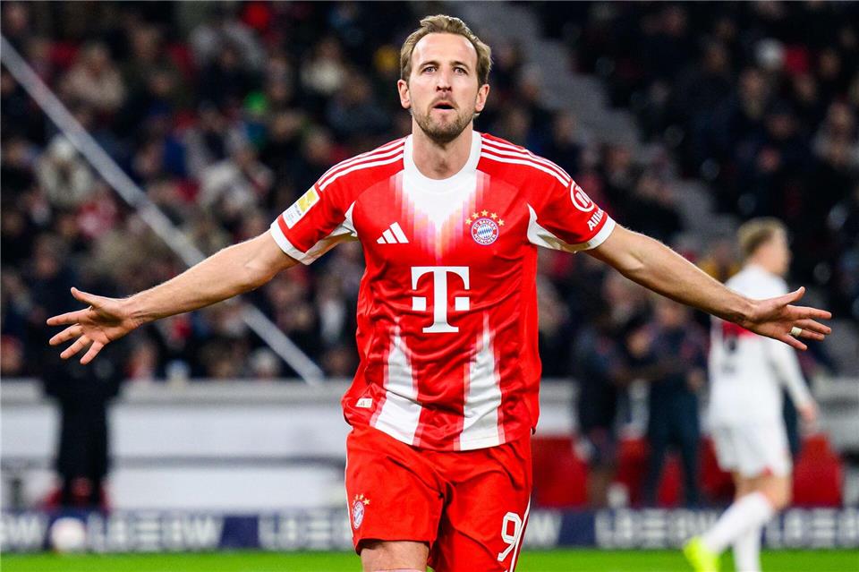 Harry Kane ist der Offensivgarant des FC Bayern - bleibt er über 2027 hinaus? (Archivbild)Tom Weller/dpa