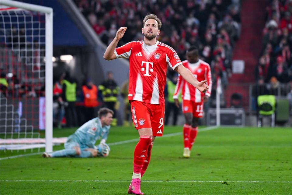 Harry Kane rettet dem FC Bayern einen Punkt.Sven Hoppe/dpa