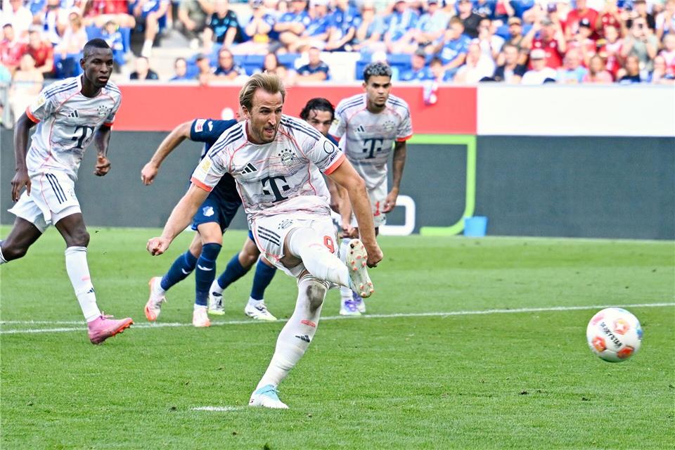 Harry Kane war nicht nur vom Punkt treffsicher.Uwe Anspach/dpa