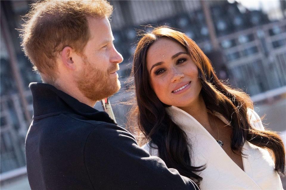 Harry und Meghan heirateten am 19. Mai 2018. (Archivbild)Peter Dejong/AP/dpa