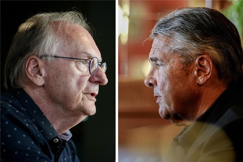 Haseloff und Gabriel halten bisherige Abgrenzungsstrategien zur AfD für gescheitert. Kay Nietfeld/dpa