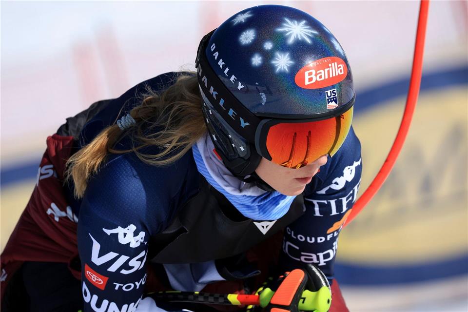 Hat ihren sechsten Gesamtweltcupsieg im Blick: Mikaela Shiffrin.Luciano Bisi/AP/dpa