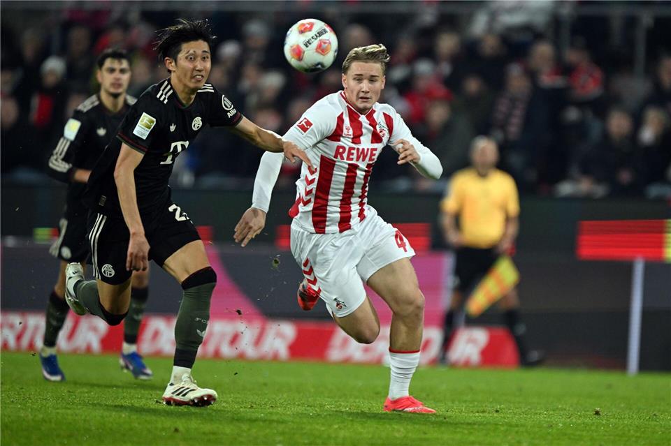 Hat seinen Vertrag beim 1. FC Köln verlängert: Fynn Schenten. (Archivbild)Federico Gambarini/dpa