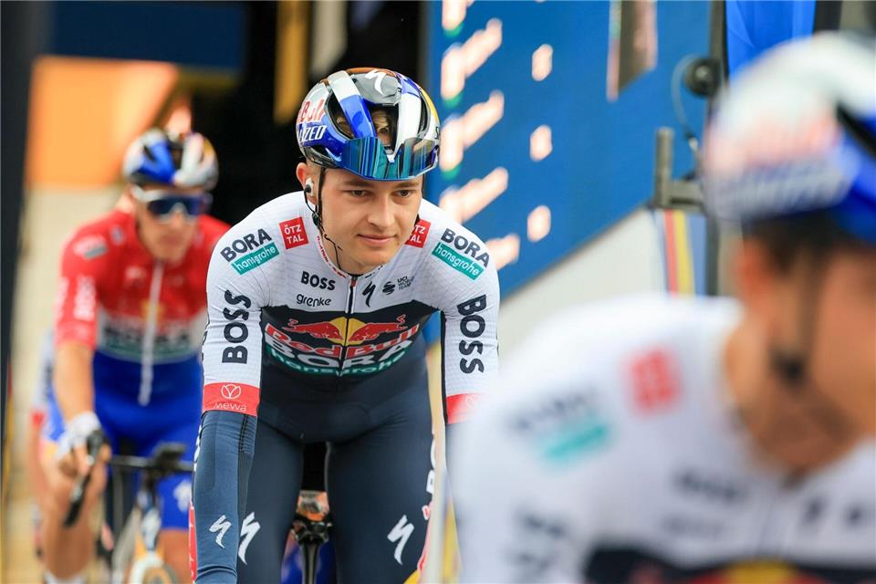 Hat überraschend die Königsetappe bei der Tour des Alpes gewonnen: Lennart Jasch (Archivbild)Jan Woitas/dpa