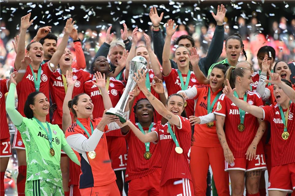 Hat viel zu feiern: der FC Bayern.Fabian Strauch/dpa