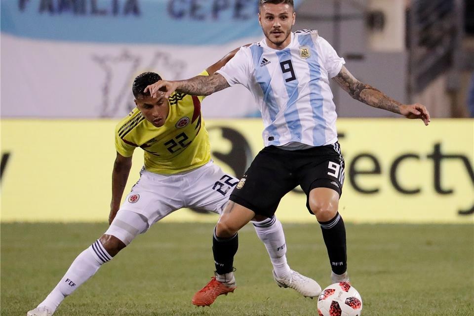 Hat vor dem Duell mit Bayern mit einer Knöchelverletzung zu kämpfen: Mauro Icardi.