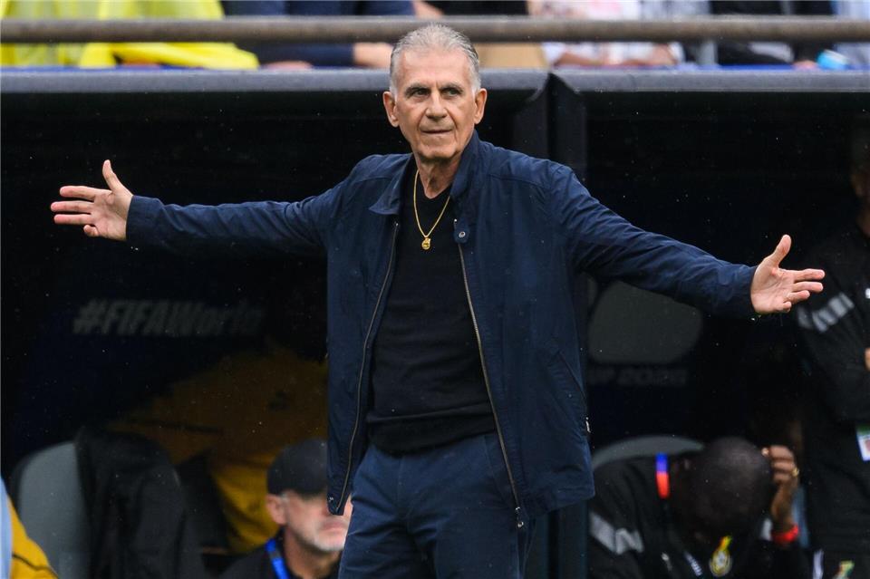 Hatte Probleme mit dem VAR: Ghana-Coach Carlos Queiroz. (Archivbild)Tom Weller/dpa