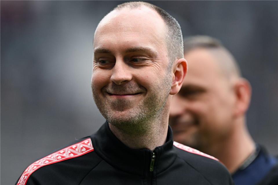 Hatte in Frankfurt allen Grund zur Freude: RB-Trainer Ole Werner.Florian Wiegand/dpa