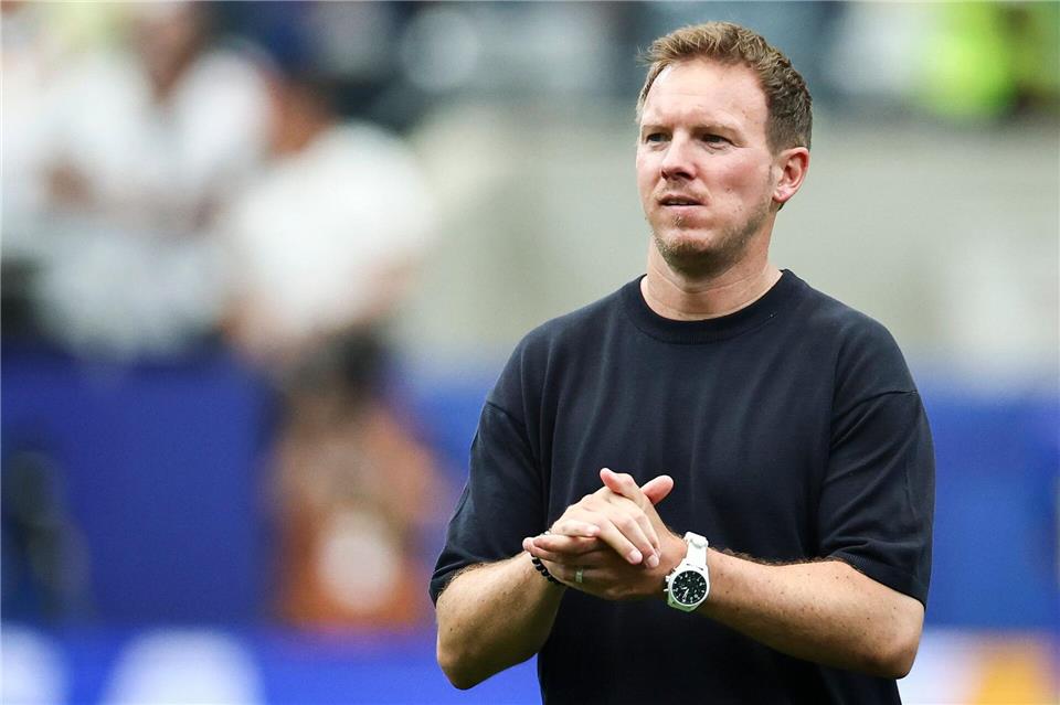 Hatte nach dem 7:1 einen Mallorca-Hit in den Ohren: Bundestrainer Julian Nagelsmann. Christian Charisius/dpa