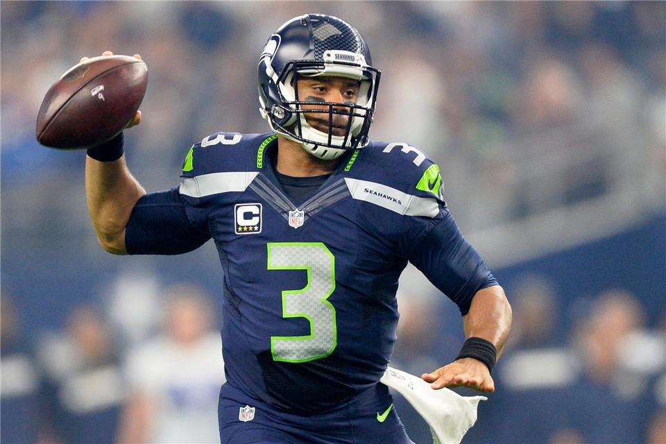 Hatte seine beste Zeit als Quarterback der Seattle Seahawks: Russell Wilson. (Archivfoto)picture alliance / dpa
