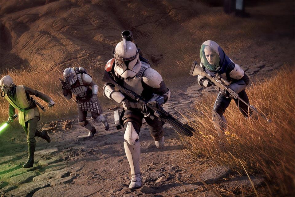 Hawks zusammengewürfelte Söldnertruppe in „Star Wars Zero Company“.Bit Reactor/Electronic Arts/dpa-tmn