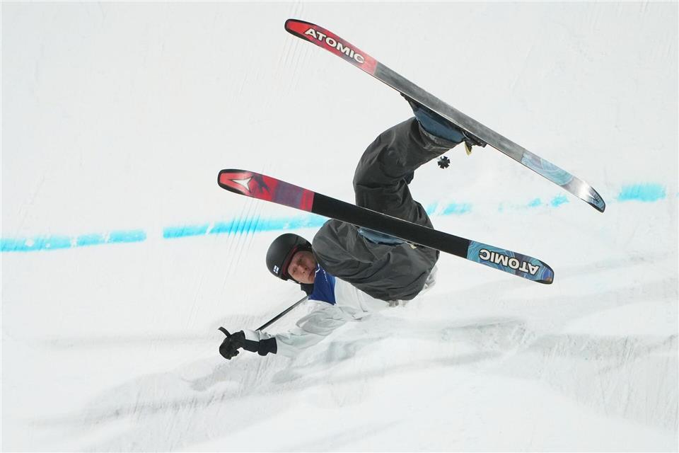 Heftiger Aufprall: Elias Lajunen verlor die KontrolleLindsey Wasson/AP/dpa