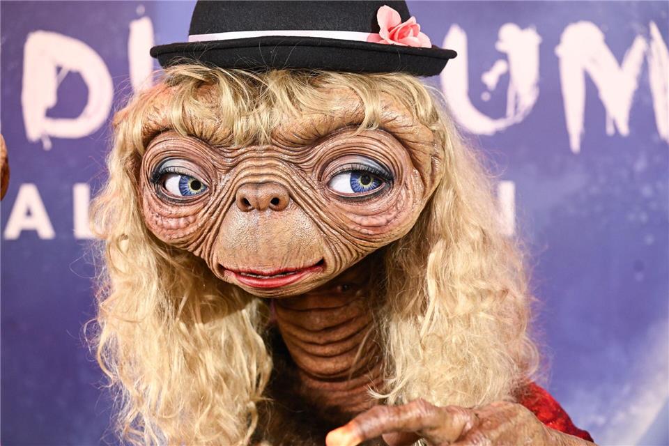 Heidi Klum als E.T. - ihr Kopf ist der Hals.Evan Agostini/Invision/AP/dpa