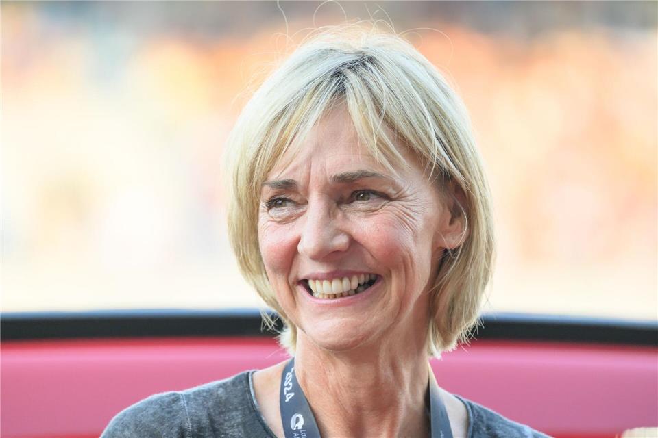 Heike Drechsler zählt zu den Weltrekordlerinnen, die eine Bestleistung in Dresden aufgestellt hatten.Robert Michael/dpa