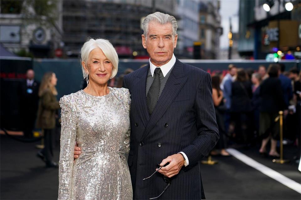 Helen Mirren und Pierce Brosnan stehen für „Mobland“ gemeinsam vor der Kamera. (Archivbild)Alberto Pezzali/Invision/AP/dpa