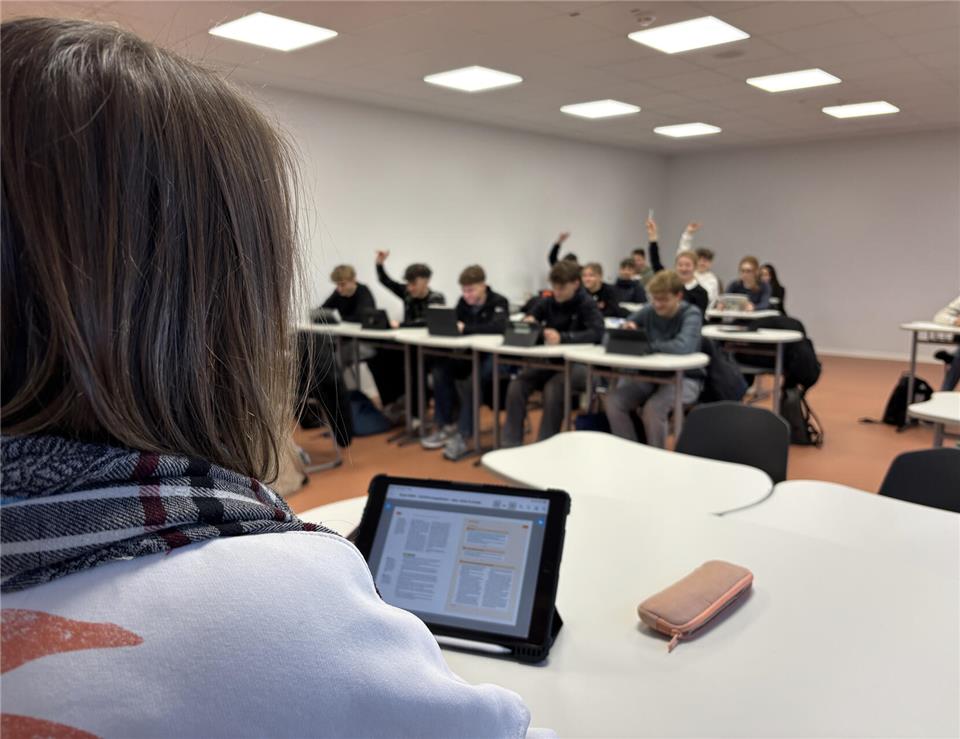 Helle und moderne neue Klassenzimmer finden sich ebenfalls im Anbau des Oberstufenzentrums.