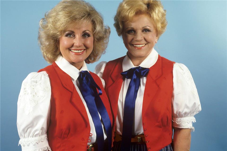 Hellwig in den 1980er Jahren mit ihrer Mutter Maria.picture alliance / dpa