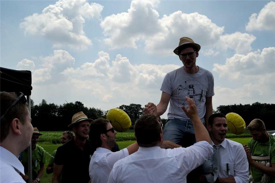 Hendrik Kamperschroer ist neuer Schützenkönig von Gemenkrückling-Fedmark.