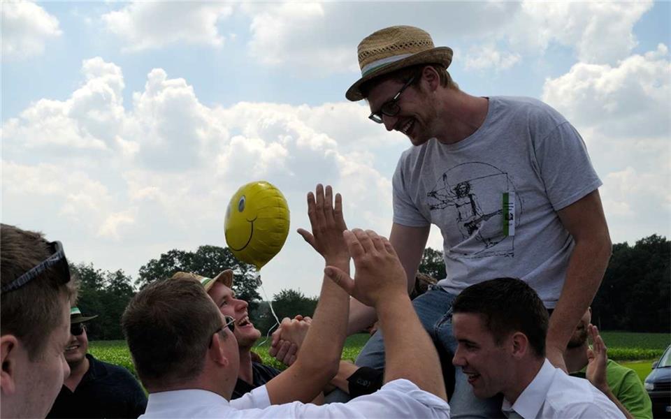 Hendrik Kamperschroer ist neuer Schützenkönig von Gemenkrückling-Fedmark.