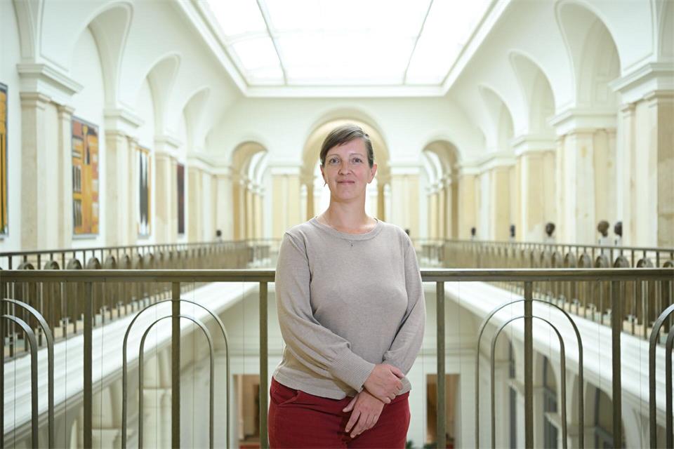 Hendrikje Klein könnte erste Präsidentin des Berliner Abgeordnetenhauses der Linken werden. (Archivbild)Britta Pedersen/dpa