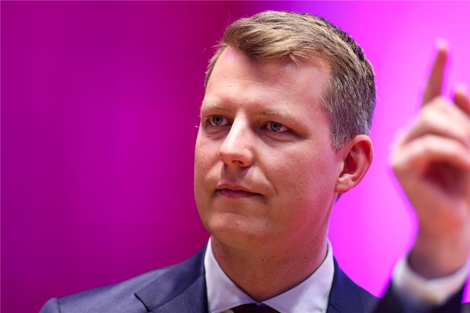 Henning Höne kämpft um den Bundesvorsitz der FDP.Christoph Reichwein/dpa