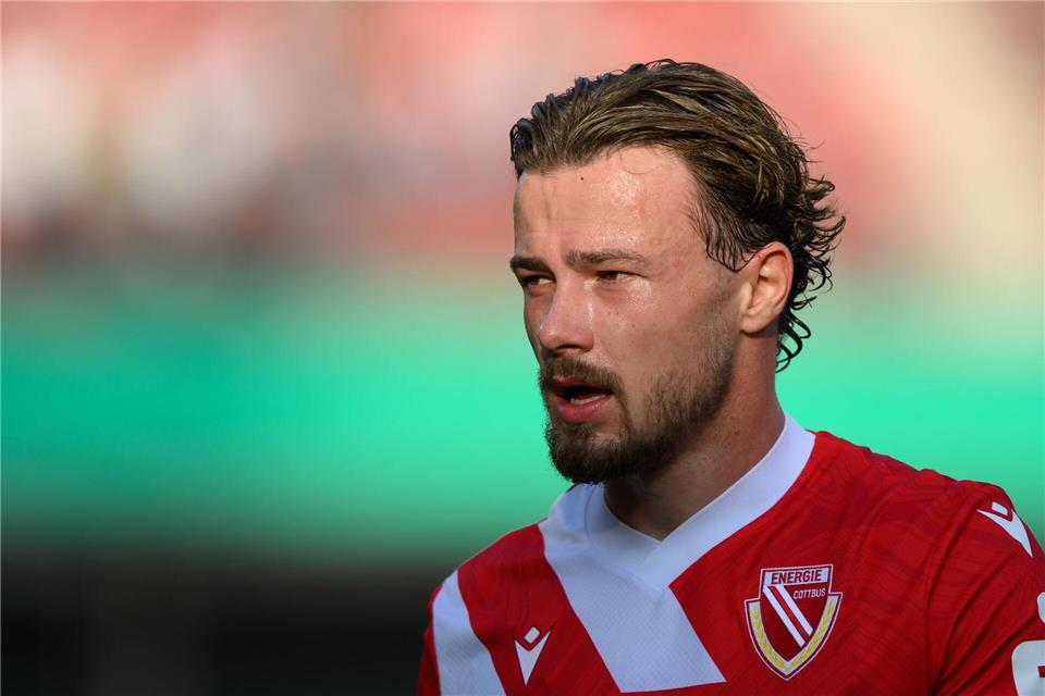 Henry Rorig hatte Energie Cottbus in Führung gebracht. (Archivbild)Robert Michael/dpa