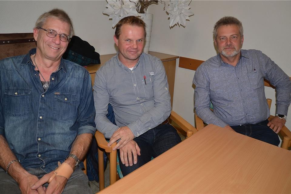 Herbert Tubes, Christoph Klümper und Bruno Telöken (v.l.) appellieren an die Mitglieder, sich an der Programmplanung zu beteiligen.
