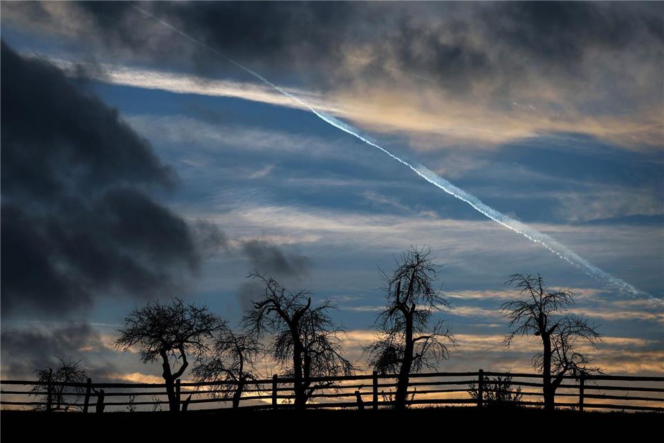 Herbstliche Abendstimmung in UnterfrankenKarl-Josef Hildenbrand/dpa