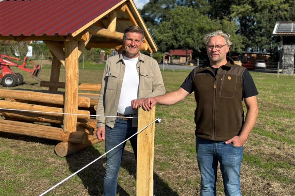 Herrmann Olbing und Markus Schulze Beikel blicken mit großer Vorfreude auf kommenden Sonntag.