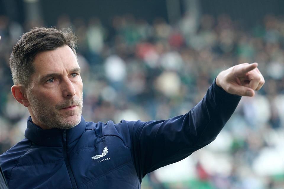 Hertha-Trainer Stefan Leitl gibt einen klaren Kurs vor. (Archivbild)Bernd Thissen/dpa