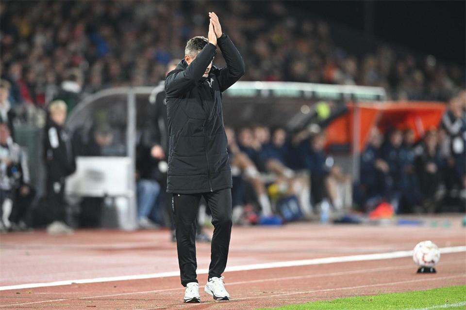 Hertha-Trainer Stefan Leitl kann mit der bisherigen Saison mehr als zufrieden sein.Carmen Jaspersen/dpa