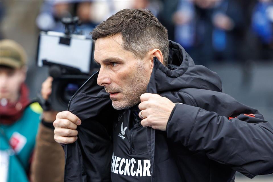 Hertha-Trainer Stefan Leitl trifft auf seinen Ex-Club. (Archivbild)Andreas Gora/dpa