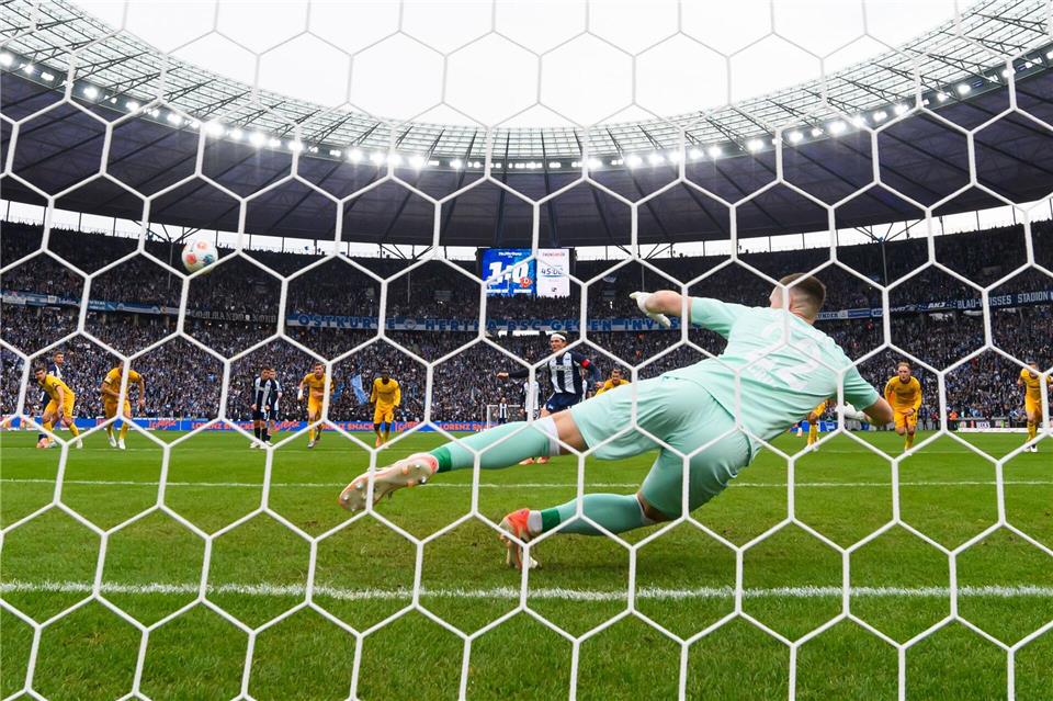 Hertha macht Heimsieg-Tage perfekt: „Haben noch was vor uns“ Hertha auf dem Weg zu einer Heimmacht? Robert Michael/dpa