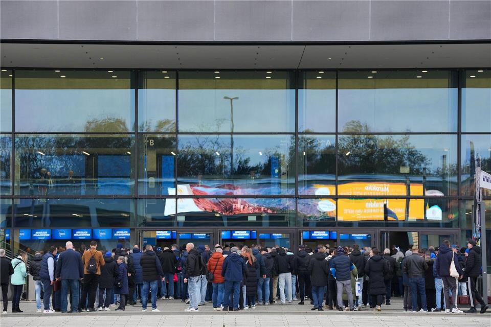 Hertha hat einen neuen Höchststand an Mitgliedern erreicht.Soeren Stache/dpa